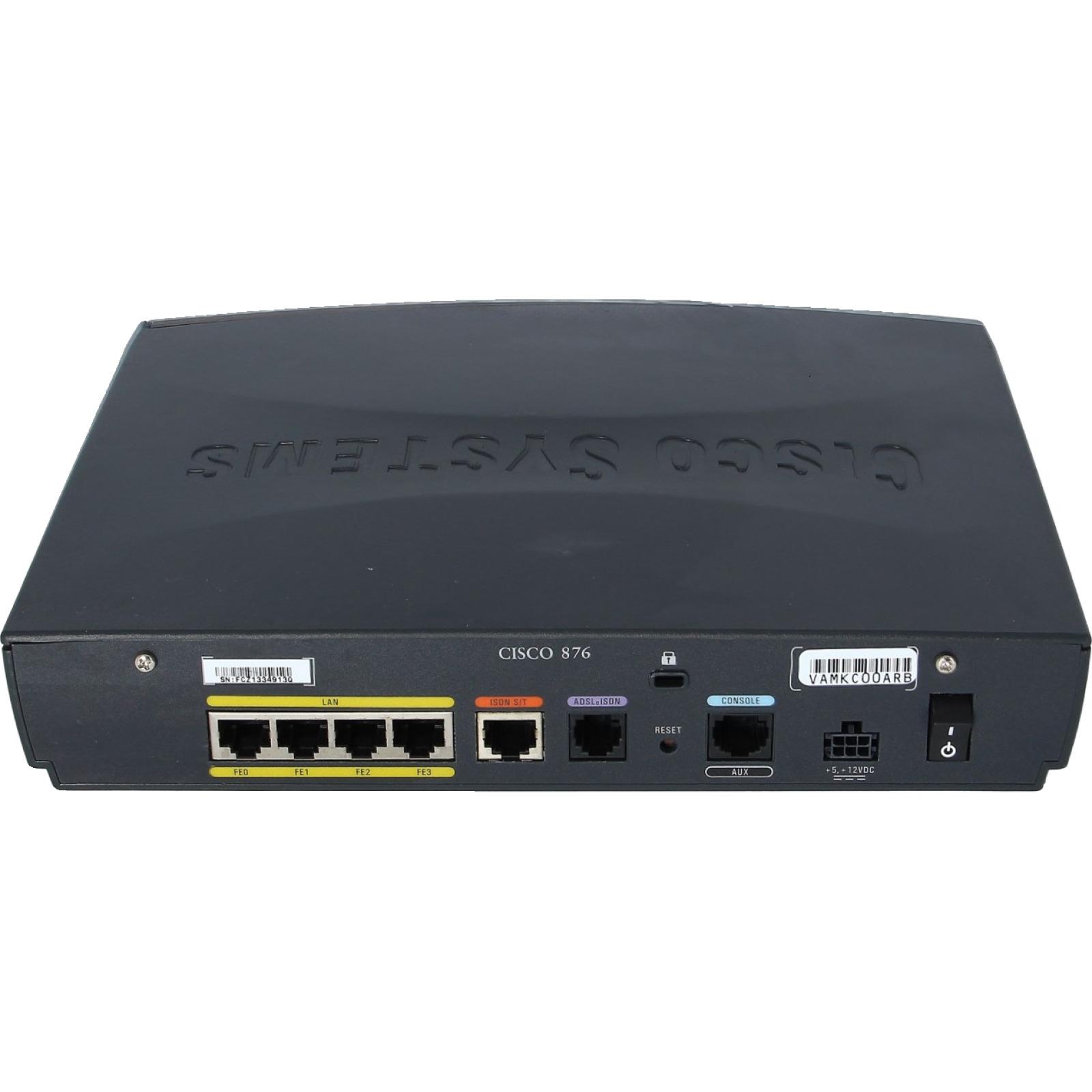 Cisco CISCO876-SEC-I-K9 Cisco 876 Security Bundle with Advanced Enterprise features