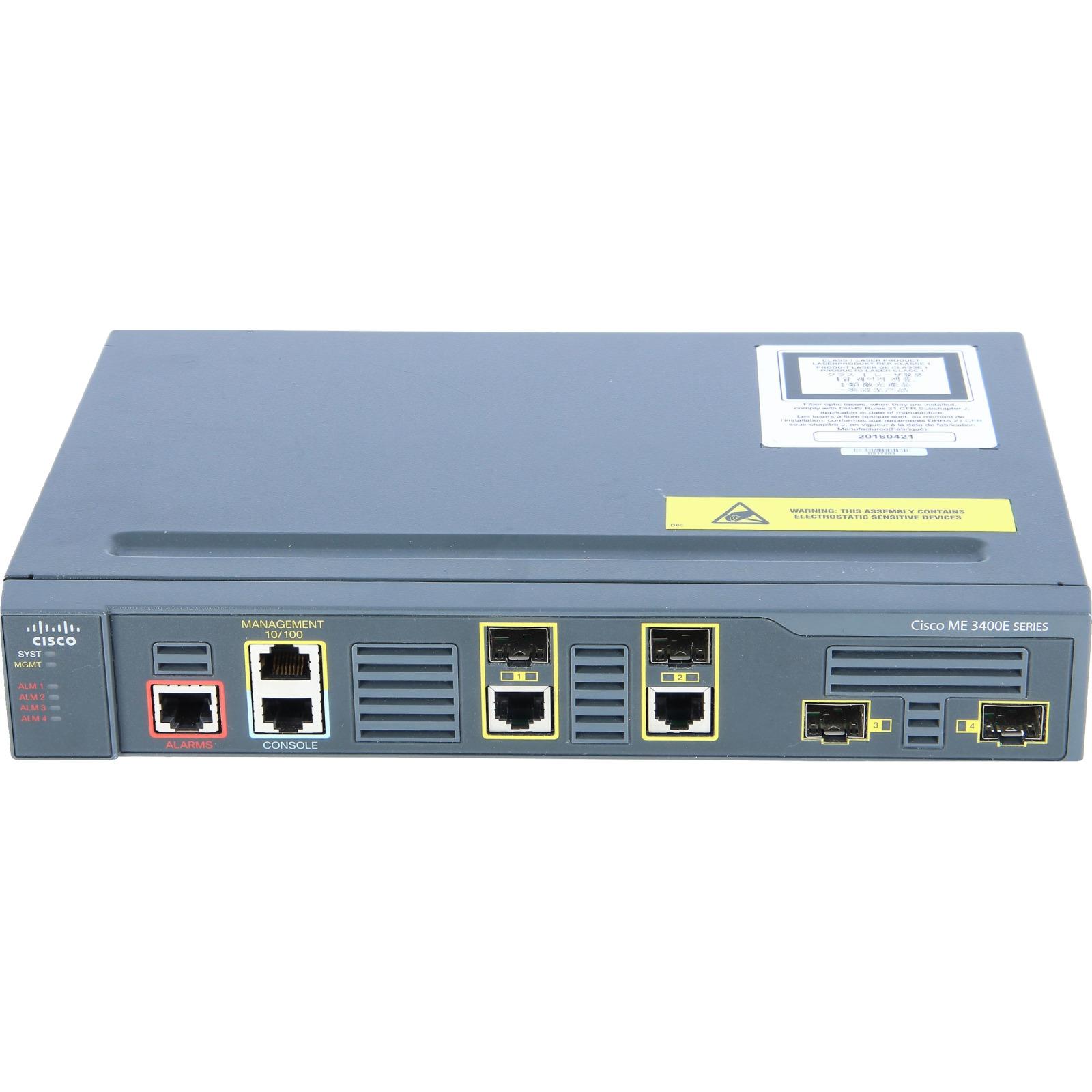 Cisco ME-3400EG-2CS-A ME3400E 2Combo + 2 SFP