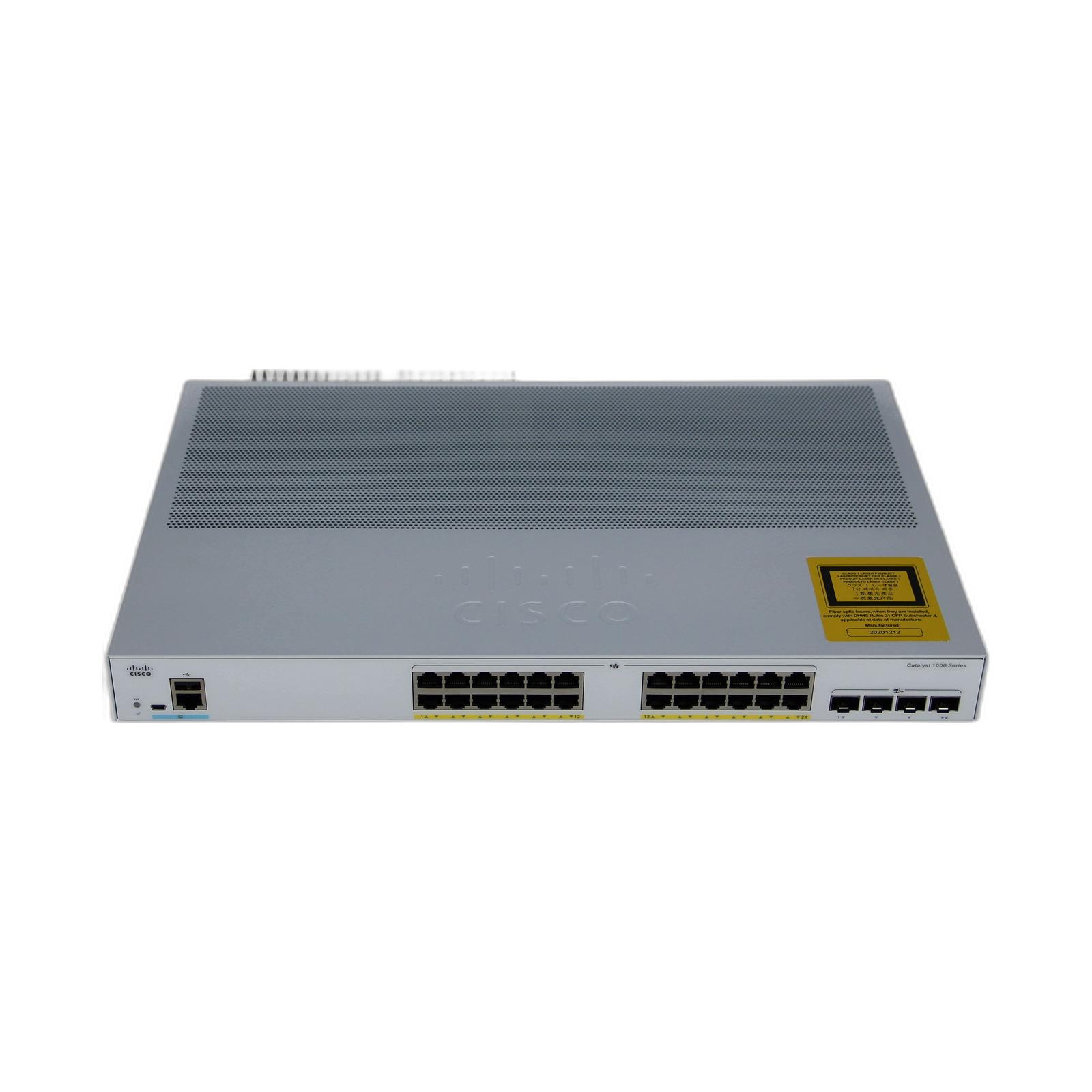 Cisco C1000-24P-4X-L Cisco Catalyst 1000-24P-4X-L - switch - 24 ports - managed - rack-mountable