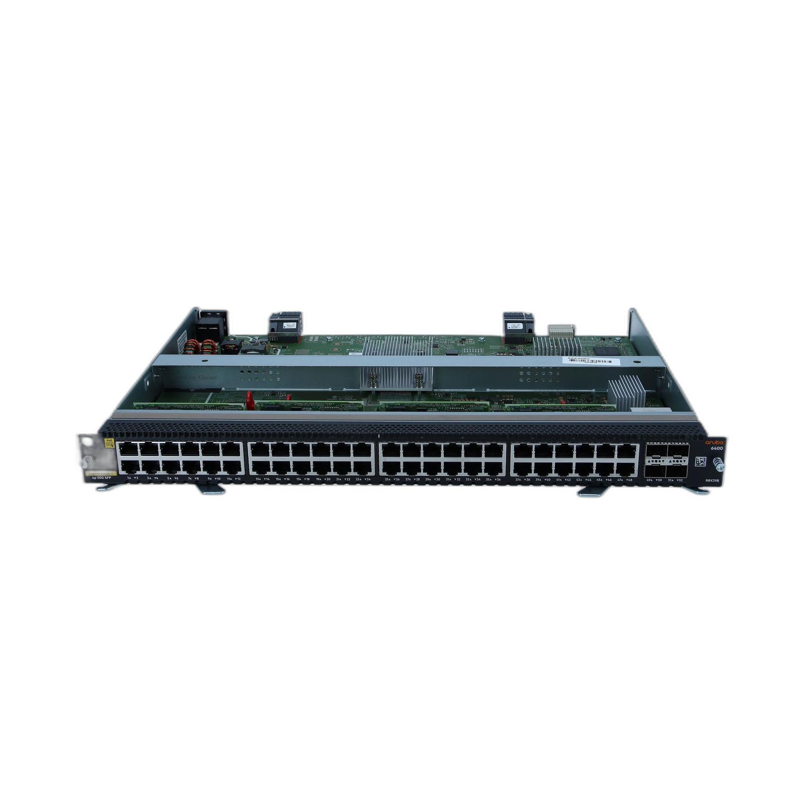 Hewlett Packard Enterprise R0X39B Aruba 6400 Expansion module Gigabit Ethernet (PoE) x 48 + Gigabit Ethernet x 4