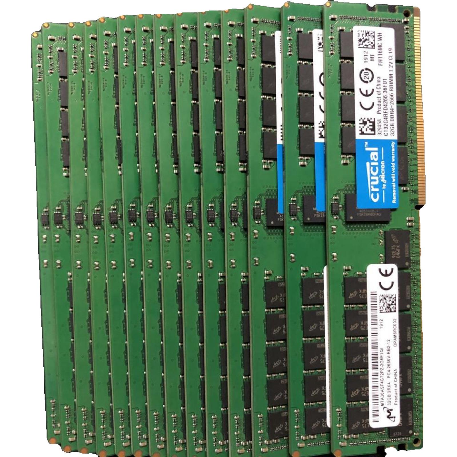 Micron MTA36ASF4G72PZ-2G6 32GB 2Rx4 2666 RDIMM Micron MTA36ASF4G72PZ-2G6