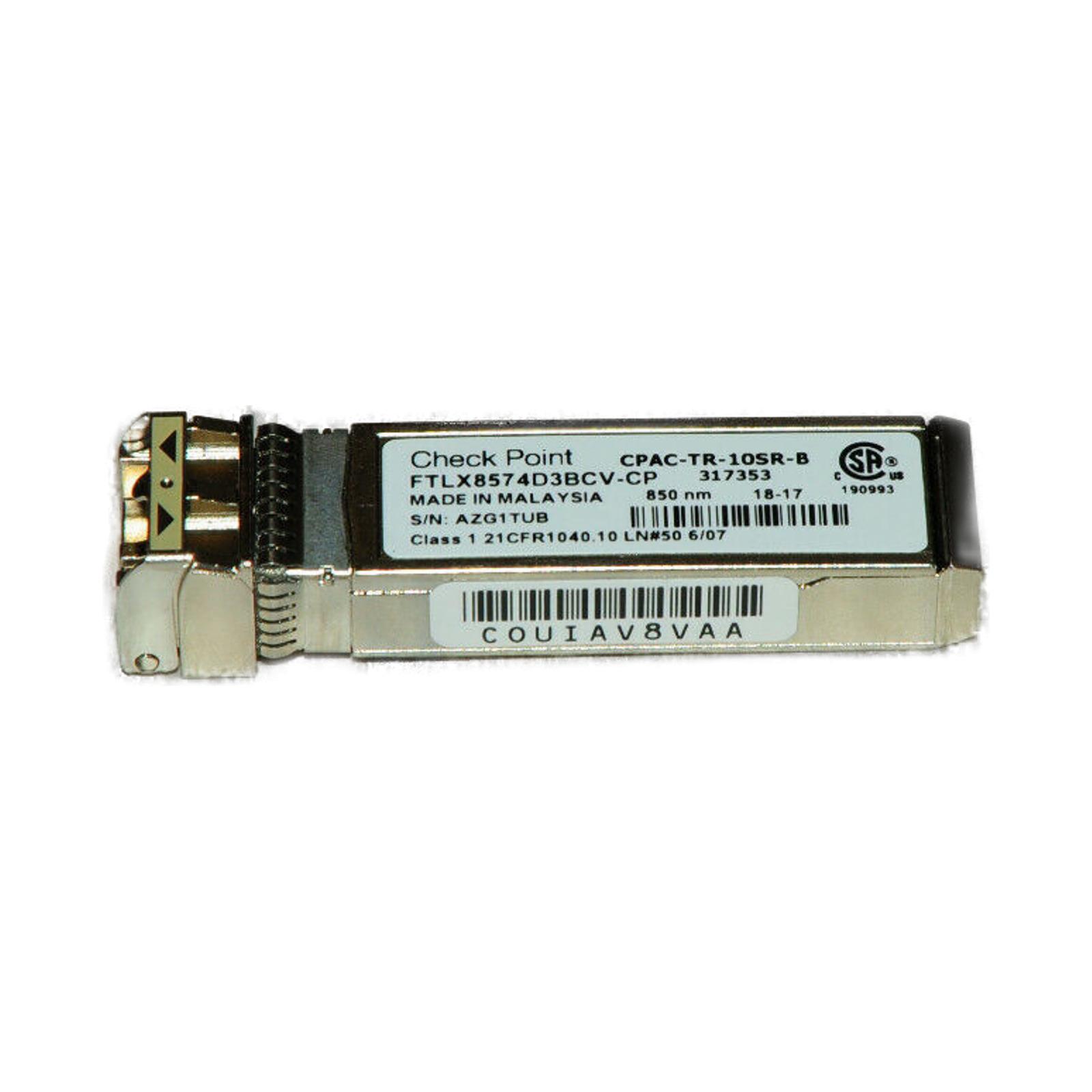 Check Point FTLX8574D3BCV-CP Check Point FTLX8574D3BCV-CP 10GB Transceiver Module