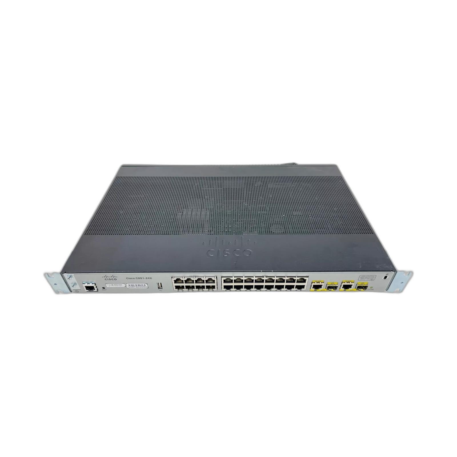Cisco C891-24X/K9 Cisco 891-24X - router - desktop, rack-mountable