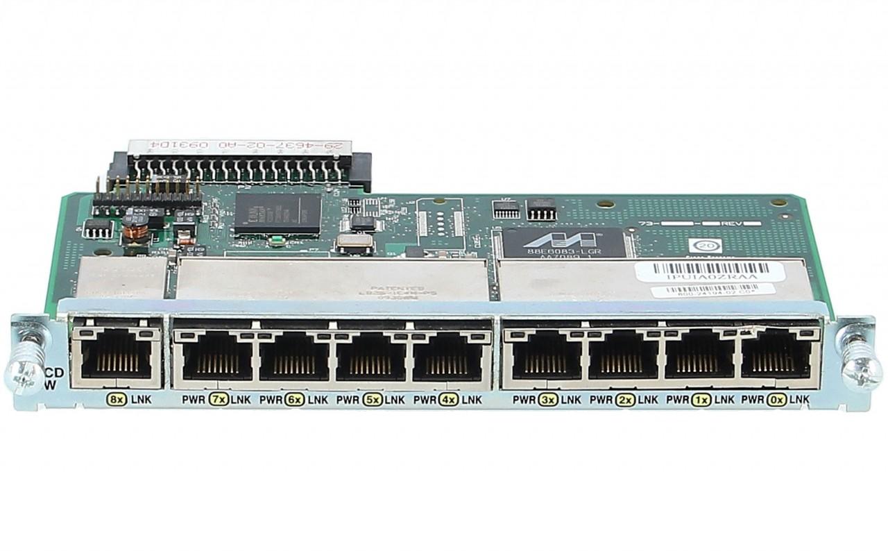Cisco HWIC-D-9ESW= Nine port 10/100 Ethernet switch interface card