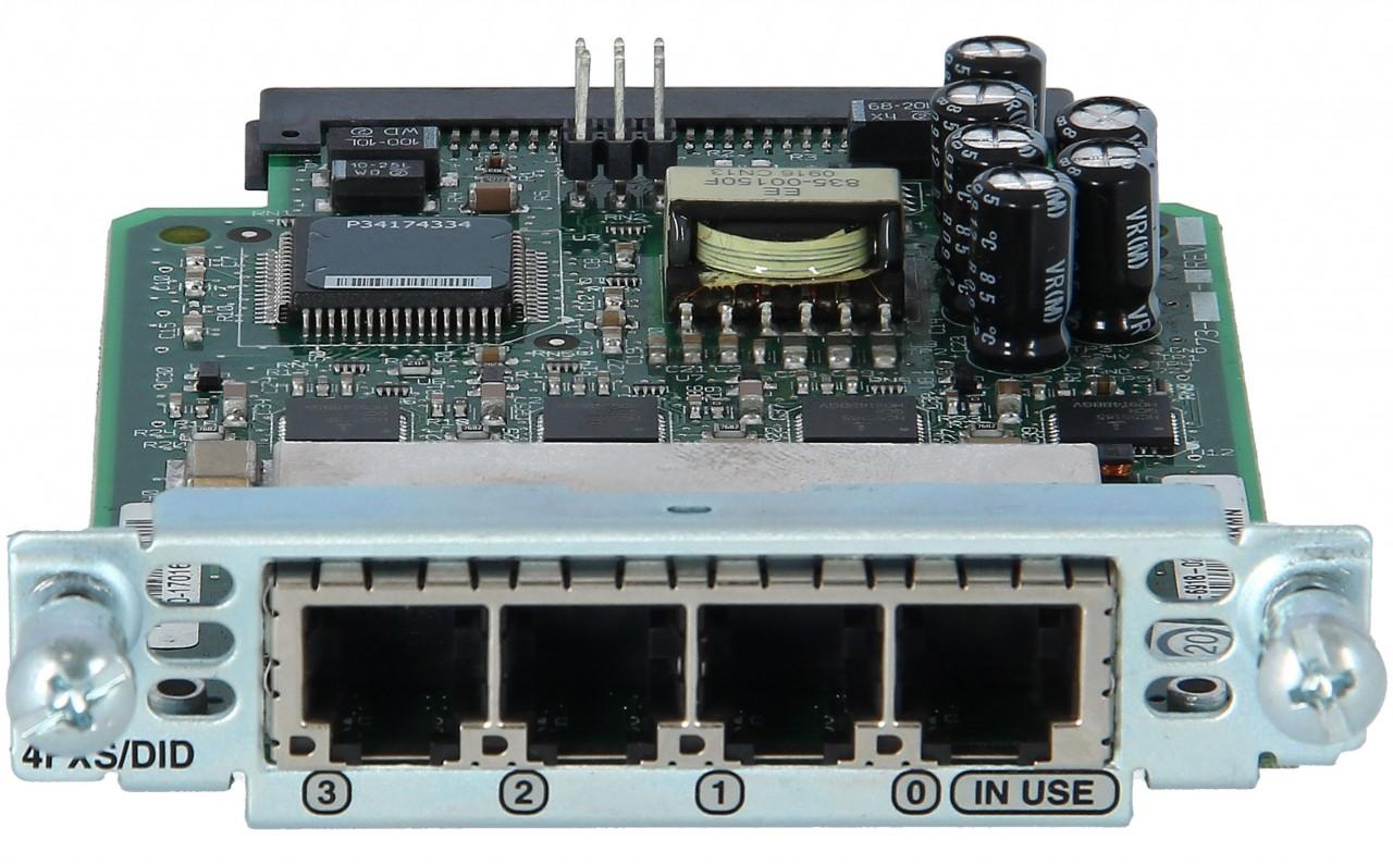 Cisco VIC-4FXS/DID 4 port FXS or DID VIC