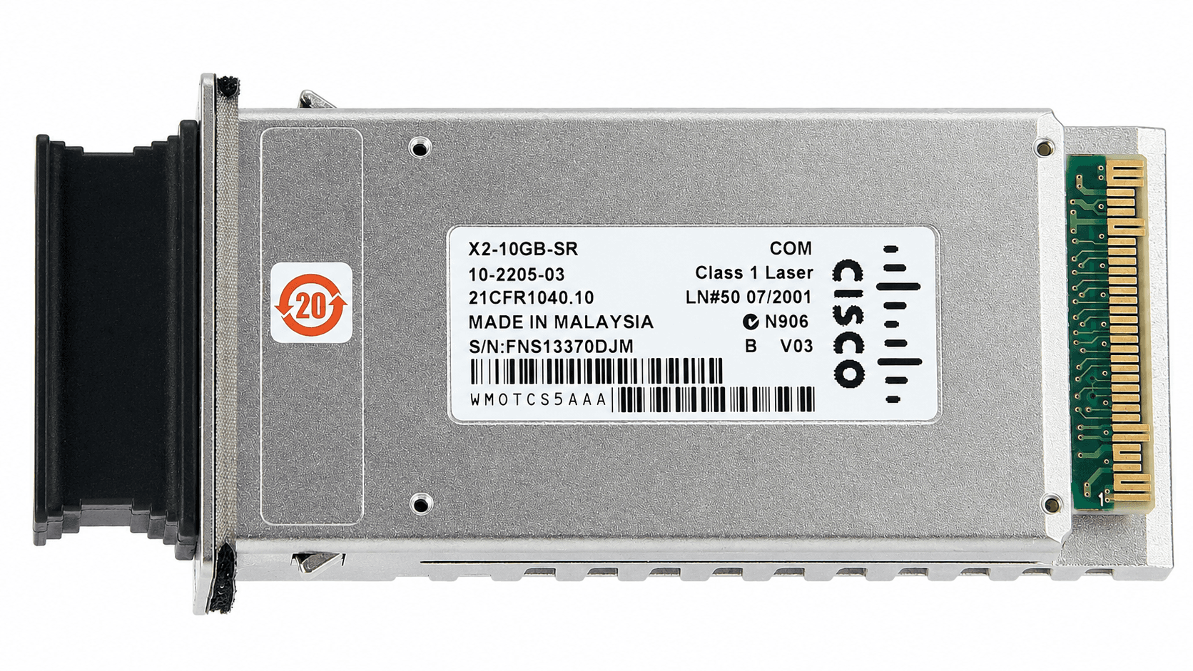 Cisco X2-10GB-SR 10GBASE-SR X2 Module