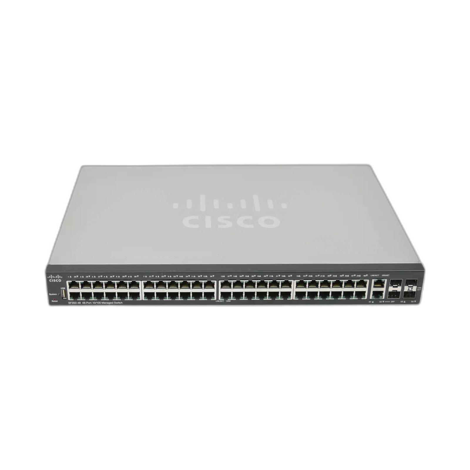 Cisco SF350-48-K9 SF350-48 48-Port 10/100 Managed Switch
