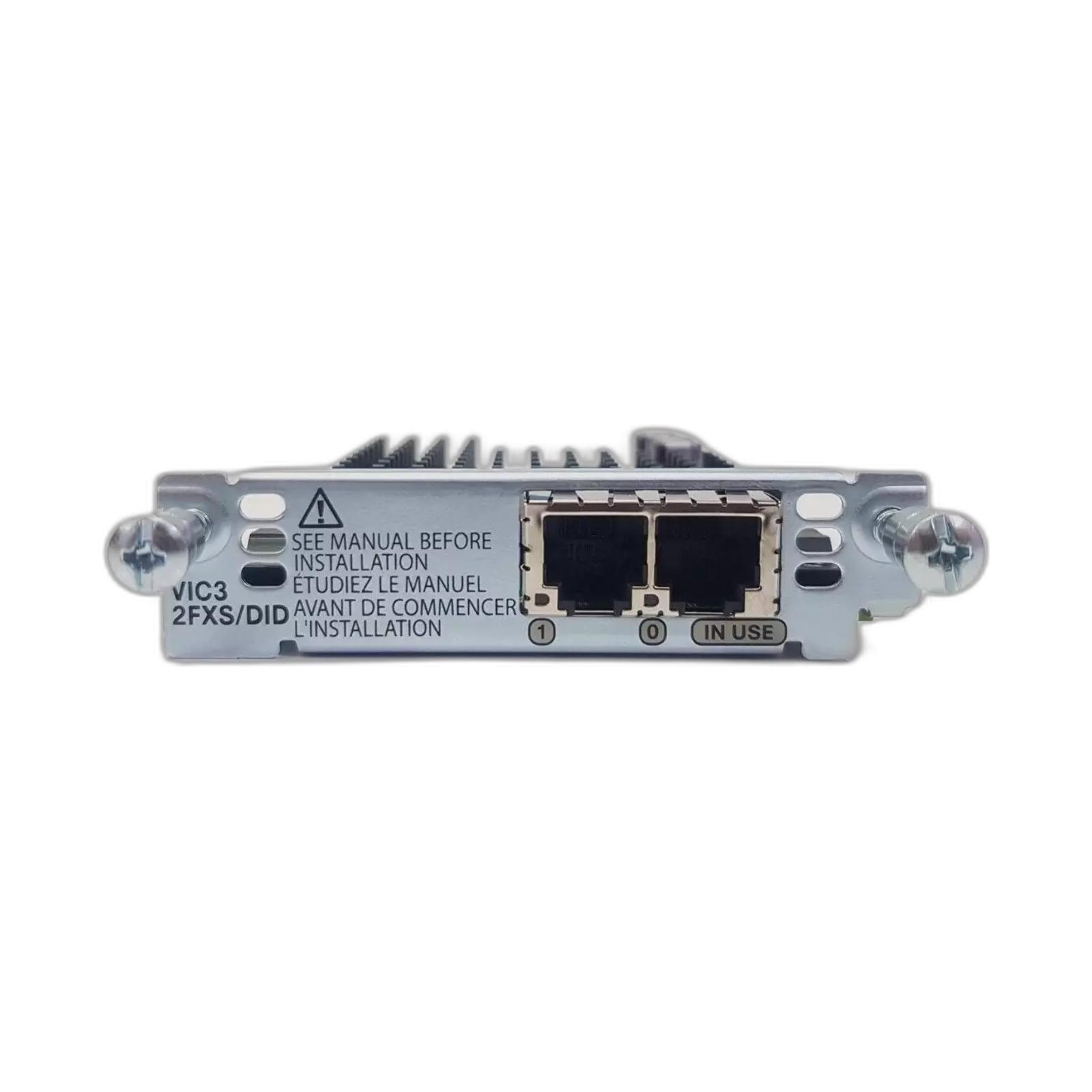Cisco VIC3-2FXS/DID Two-Port Voice Interface Card- FXS and DID