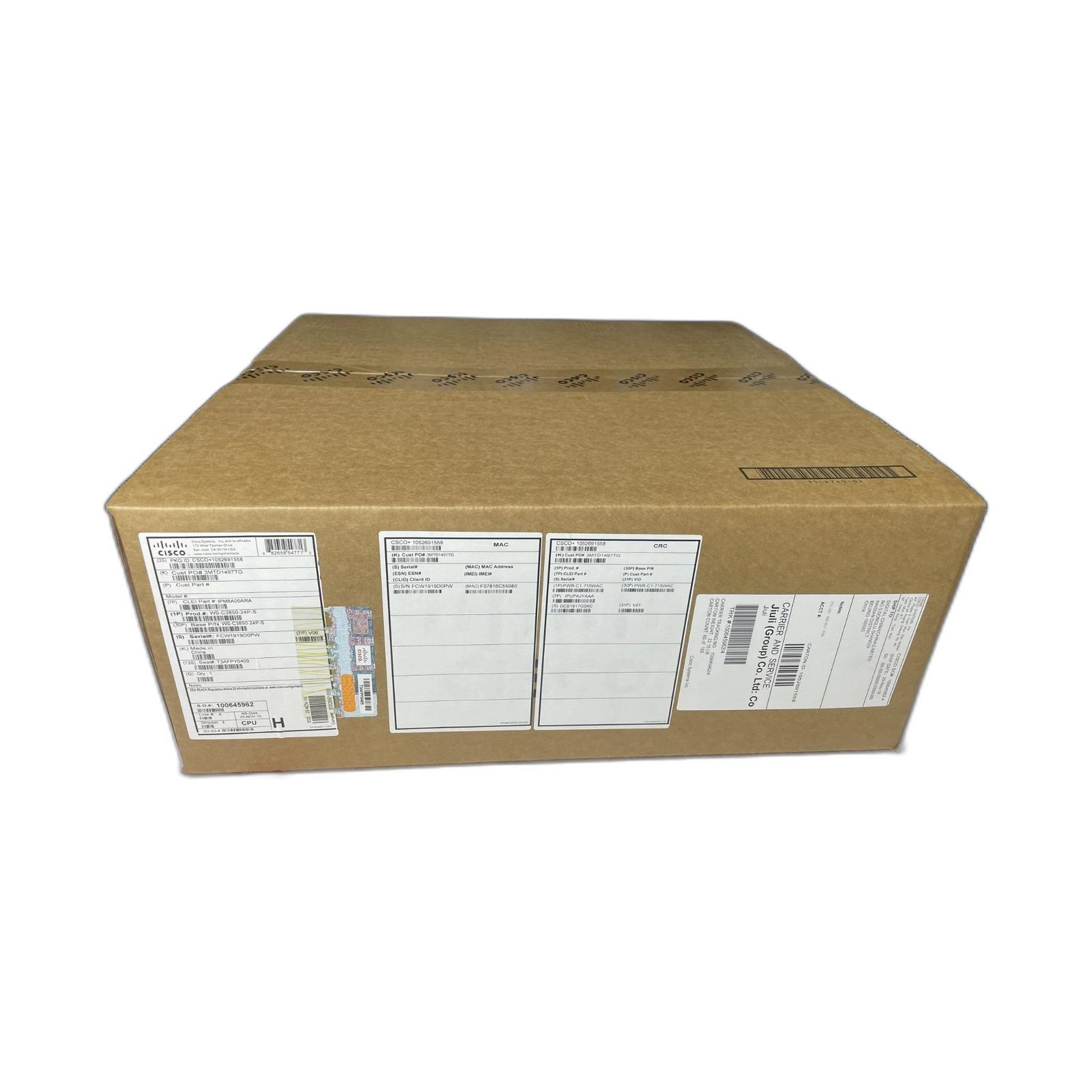 Cisco WS-C3850-24P-S Cisco Catalyst 3850 24 Port PoE IP Base