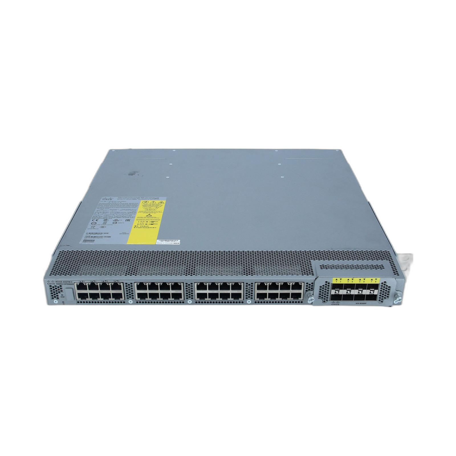 Cisco N2K-C2232TM-10GE N2K 10GE, 2 AC PS, 1Fan (Std Air), 32x1/10GT+Uplink Module