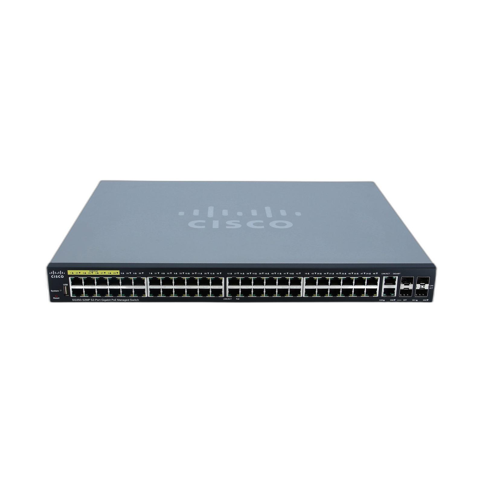 Cisco SG350-52MP 350 Series Managed Switches