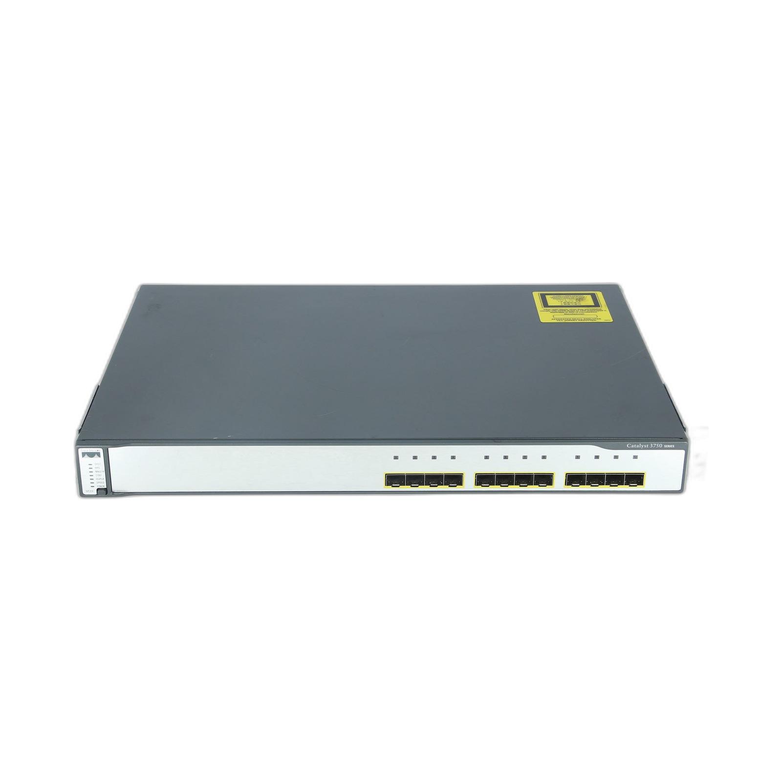 Cisco WS-C3750G-12S-SD Catalyst 3750 12 SFP DC powered + IPB Image