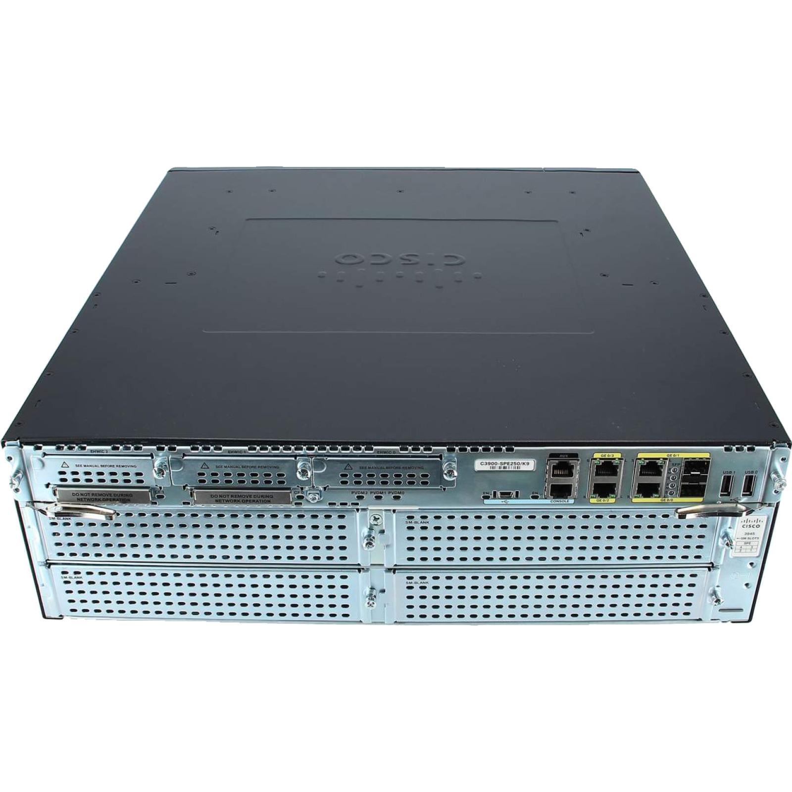 Cisco CISCO3945E-V/K9 Cisco 3945E Voice Bundle, PVDM3-64, UC License PAK