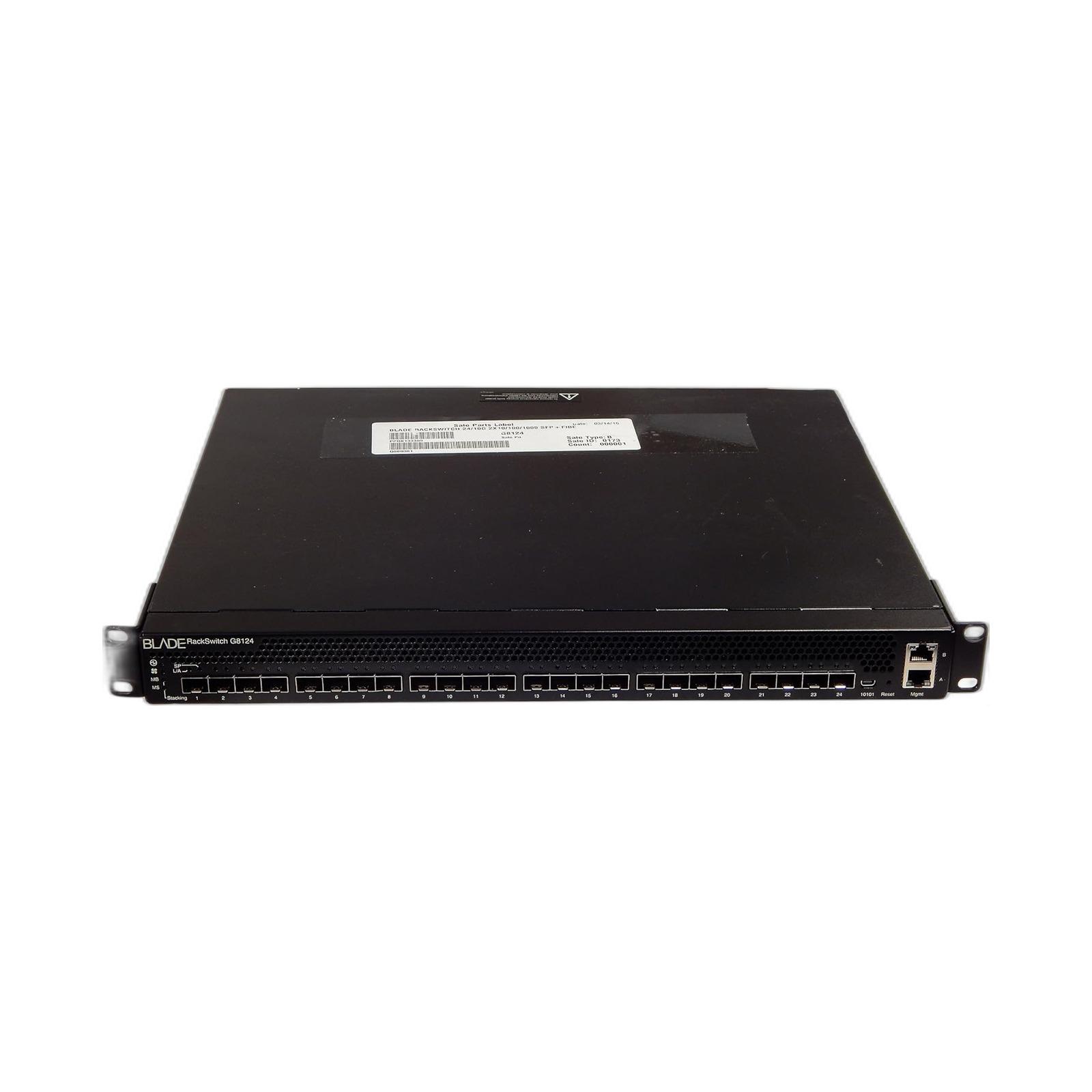 IBM G8124E Lenovo RackSwitch G8124E (Rear to Front)