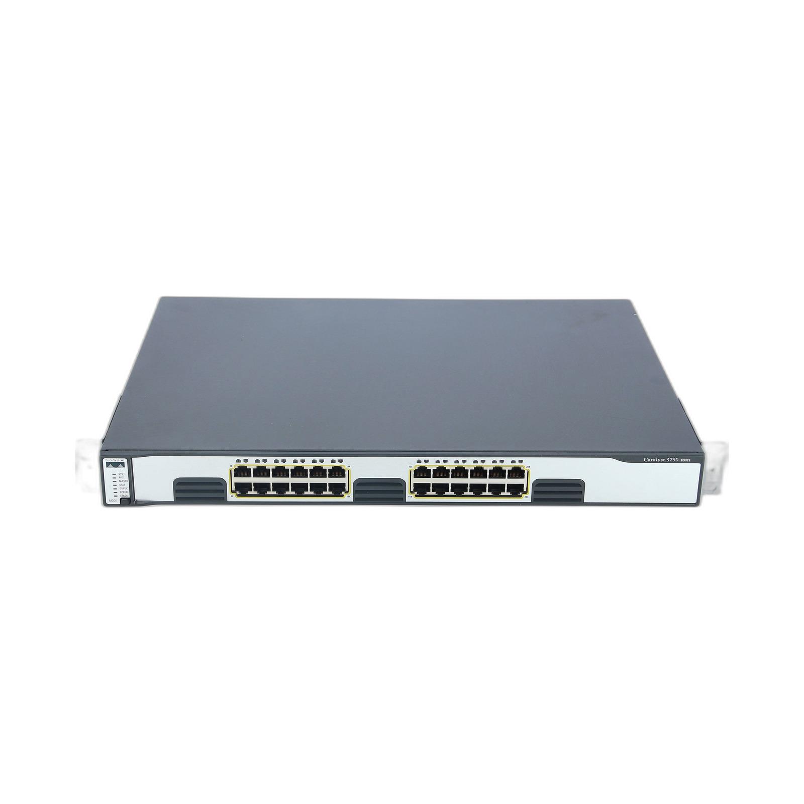 Cisco WS-C3750G-24T-S Catalyst 3750 24 10/100/1000T Standard Multilayer Image