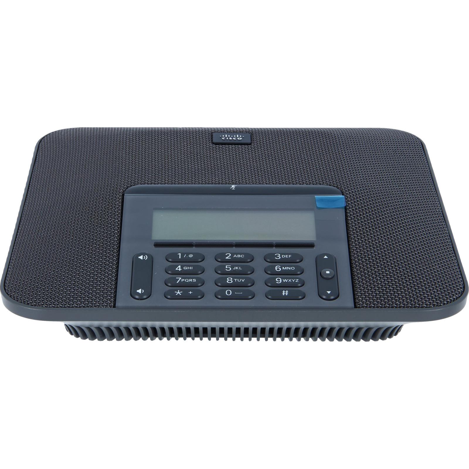 CP-7832-K9 TAA Compliant IP Conference Station 1 Total Number of Phone Lines Corded Smoke VoIP Mexico 8.9inch Height 8.9inch Width 2.1inch Depth 7800 Product Series 7832 Product Model
