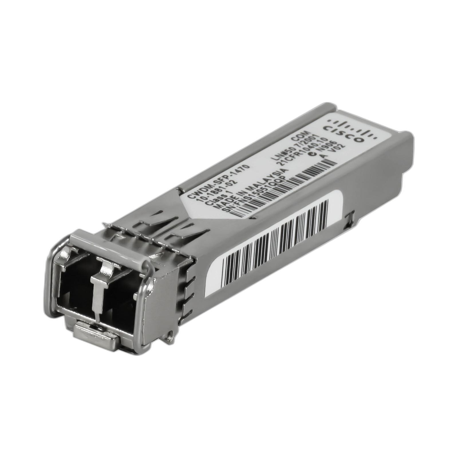 TRANSCEIVERS CWDM-SFP-1470 CWDM 1470 NM SFP Gigabit Ethernet and 1G/2G FC