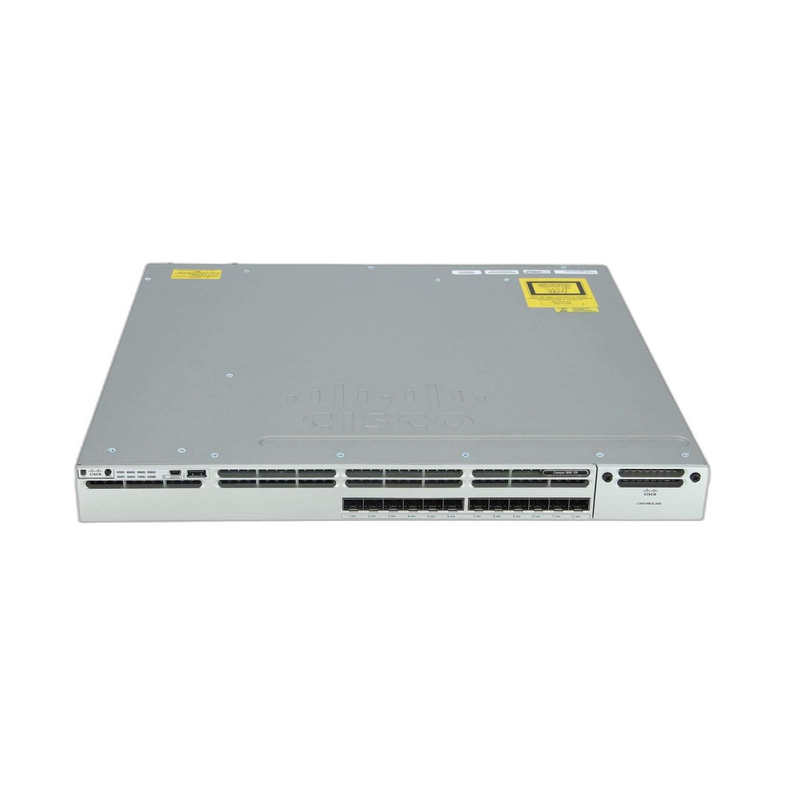 Cisco WS-C3850-12XS-E Cisco Catalyst 3850 12 Port 10G Fiber Switch IP Services