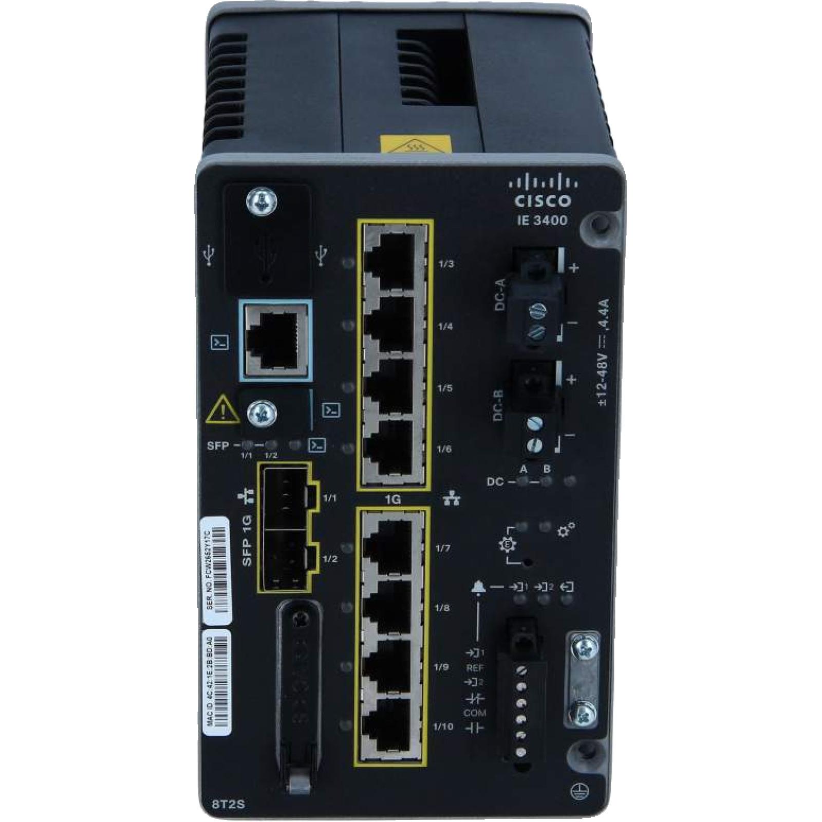 Cisco IE-3400-8T2S-E Catalyst IE3400 with 8 GE Copper and 2 G
