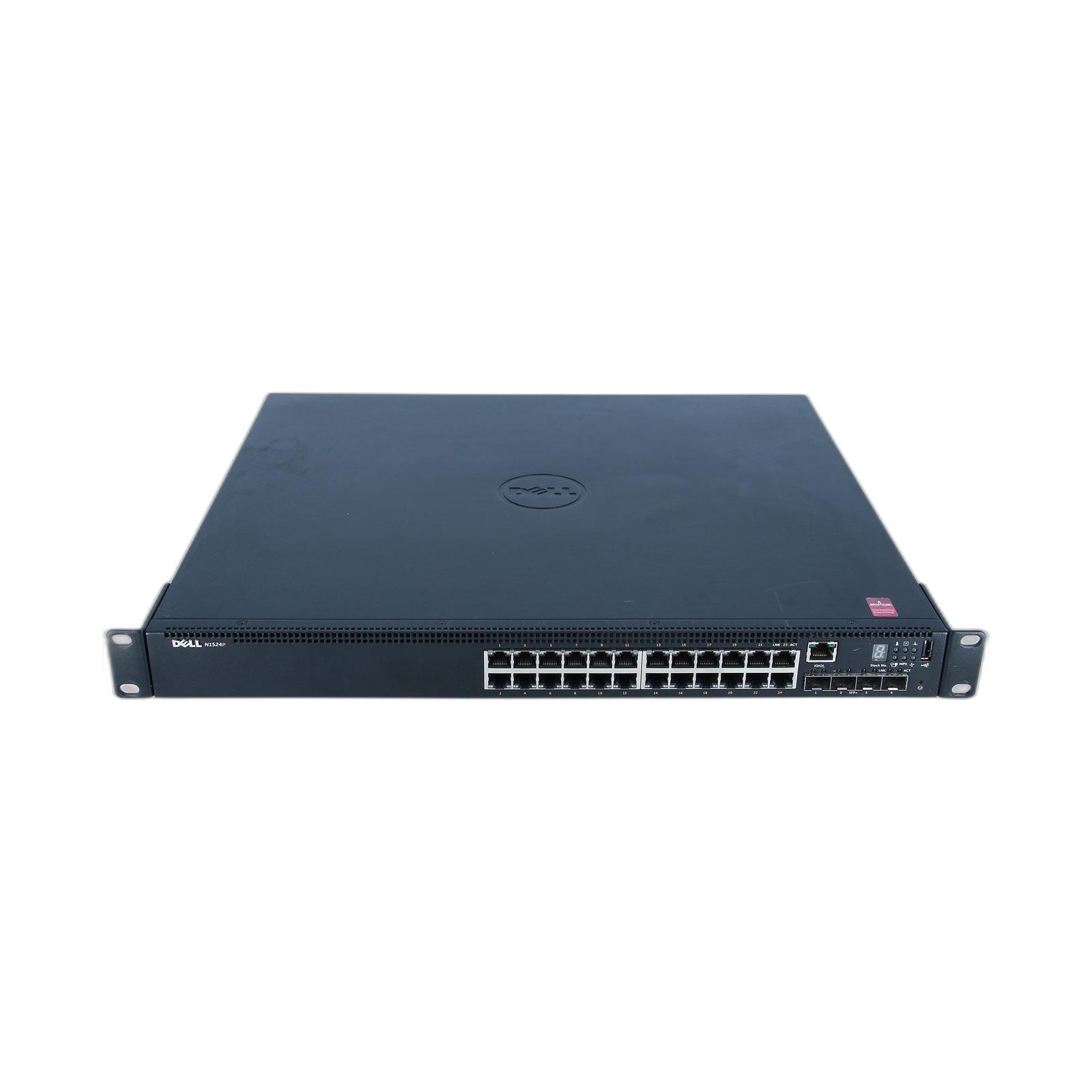 Dell N1524P N1524P POE w/24x 1GBE w/4x 10GBE SFP w/FP