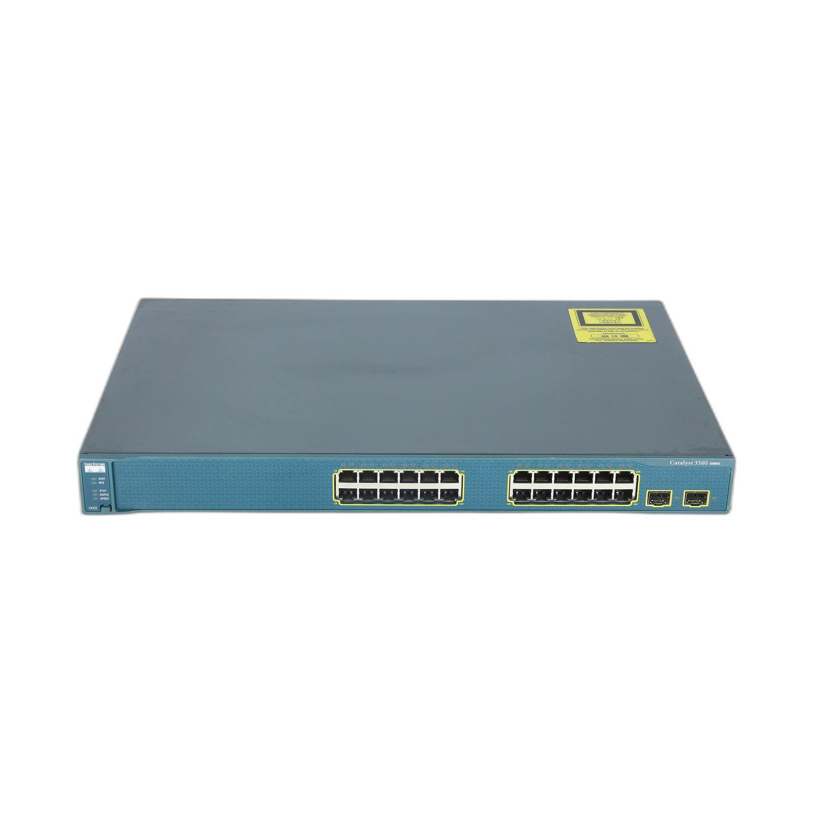 Cisco WS-C3560-24TS-E Catalyst 3560 24 10/100 + 2 SFP Enhanced Image