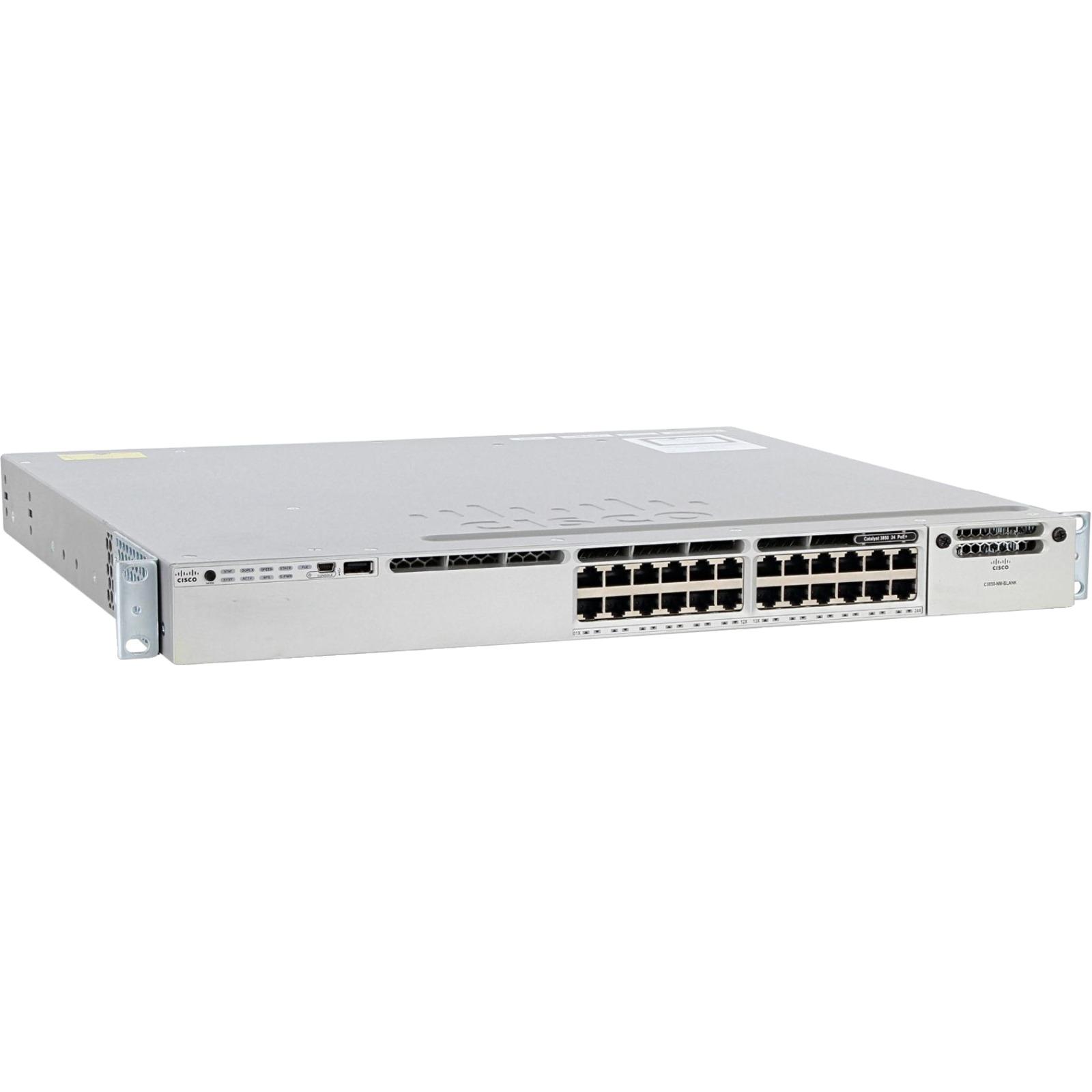 Cisco WS-C3850-24P-L Catalyst 3850 24 Port PoE LAN Base
