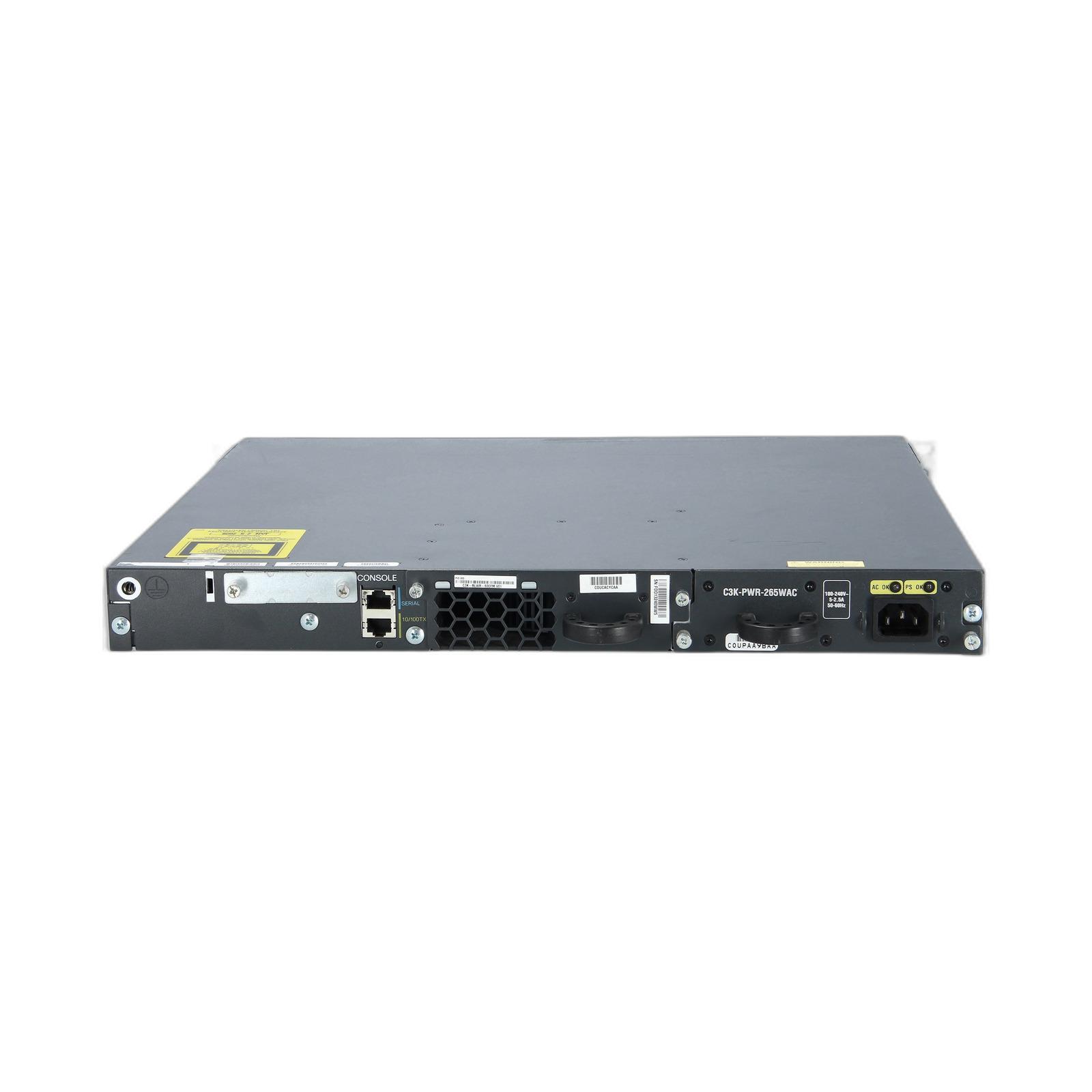 Cisco WS-C3560E-24TD-E Catalyst 3560E 24 10/100/1000+2*10GE(X2),265W,IPS s/w