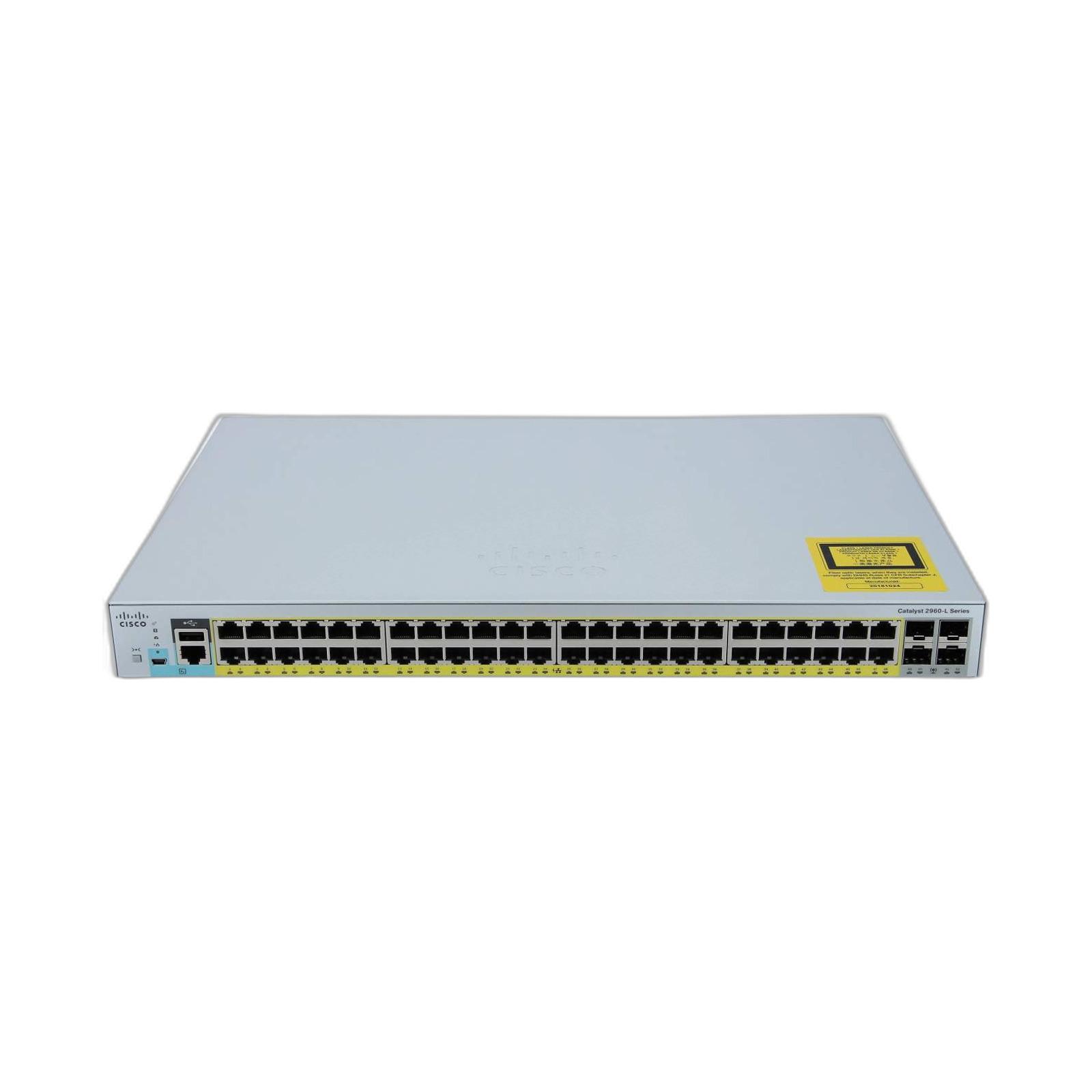 Cisco WS-C2960L-48PS-LL Catalyst 2960L-48PS-LL Switch verwaltet 48 x 10/100/1000
