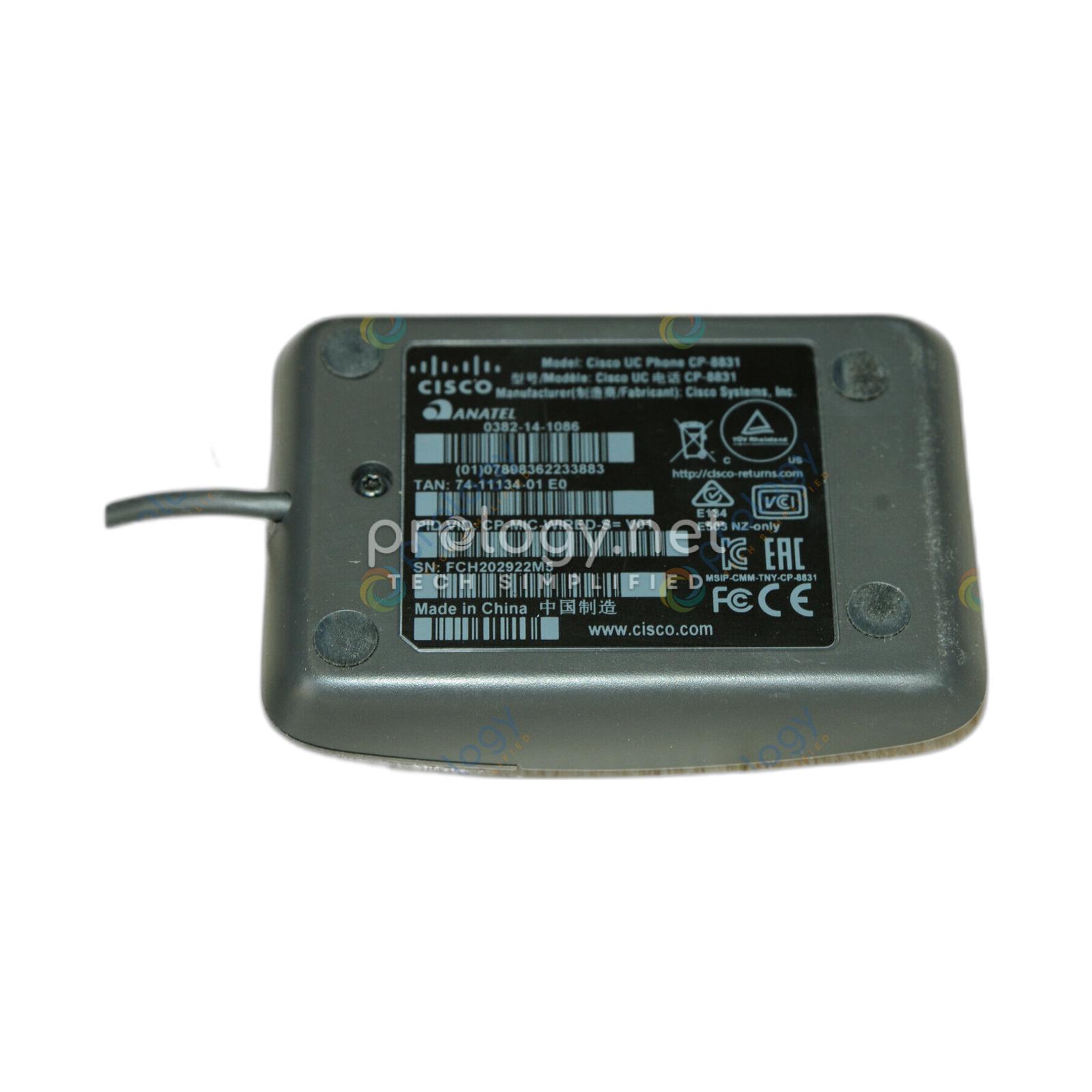 Cisco CP-MIC-WIRED-S 8831 Wired Microphone Kit