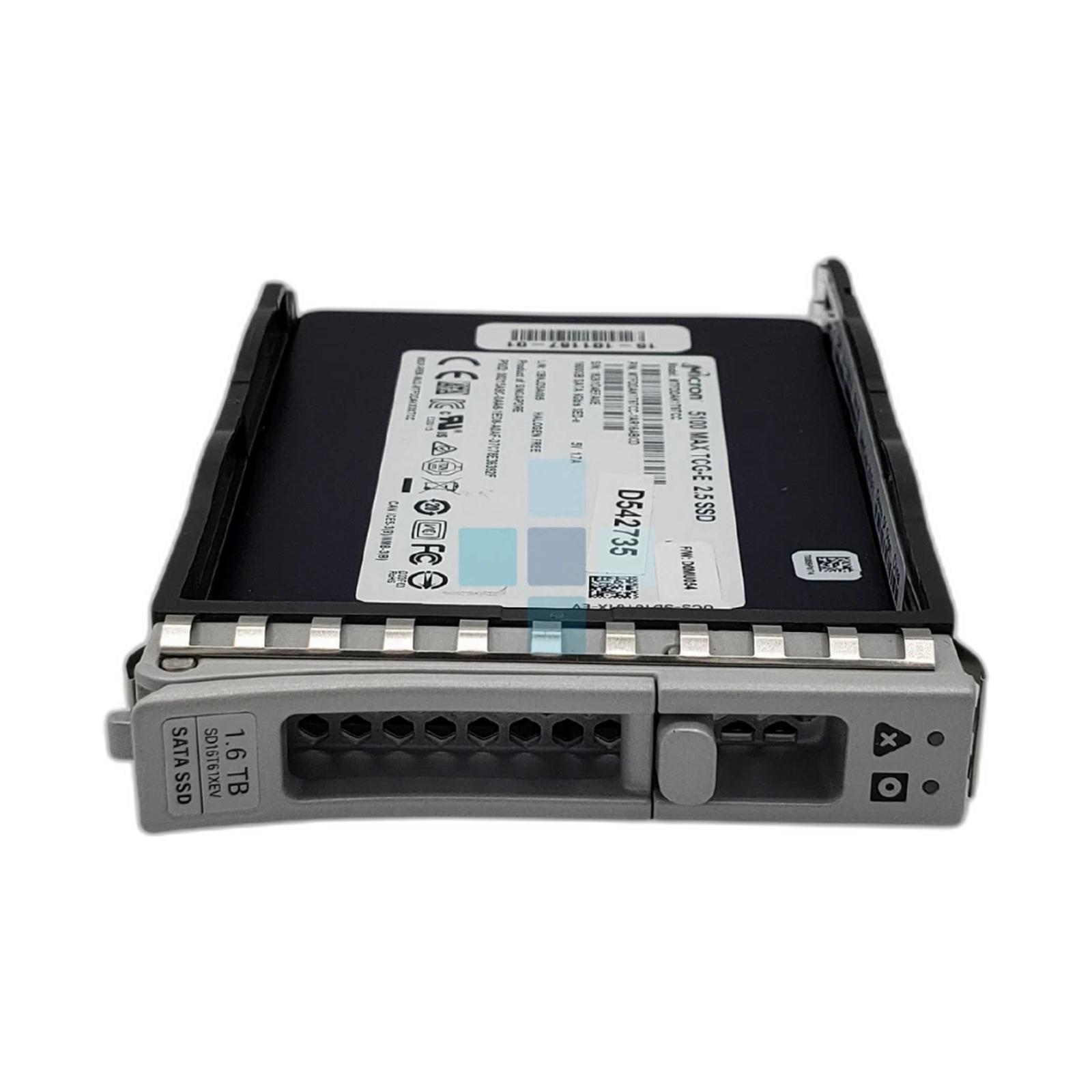 Cisco UCS-SD16T61X-EV 1.6 TB - hot-swap - 2.5" - SATA 6Gb/s - for UCS SmartPlay Select C220 M5SX