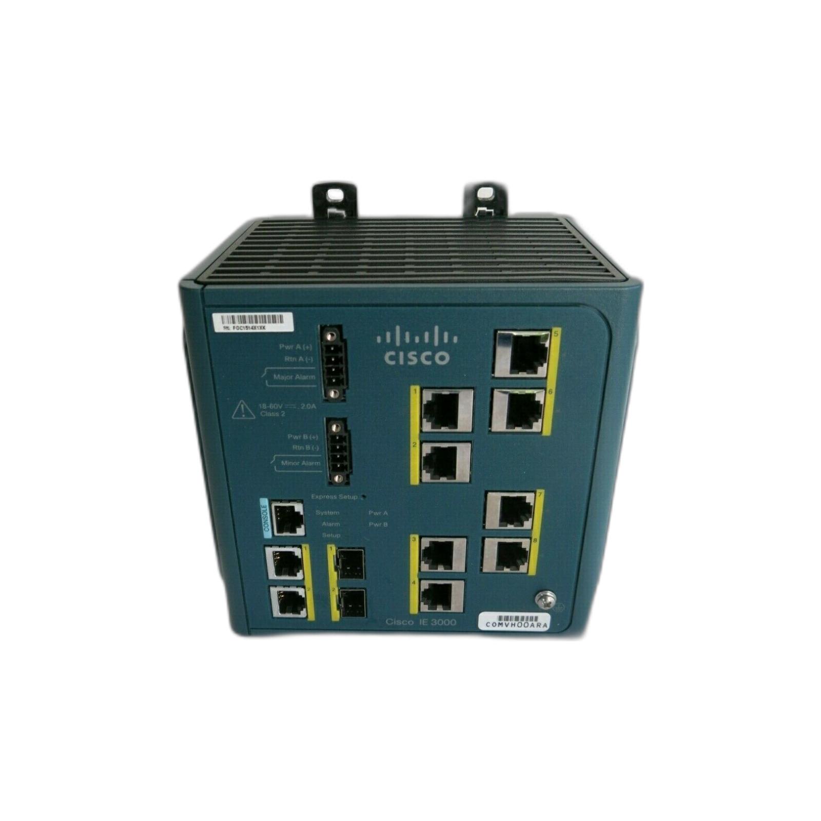 Cisco IE-3000-8TC-E IE 3000 8-Port Base Switch w/ Layer 3