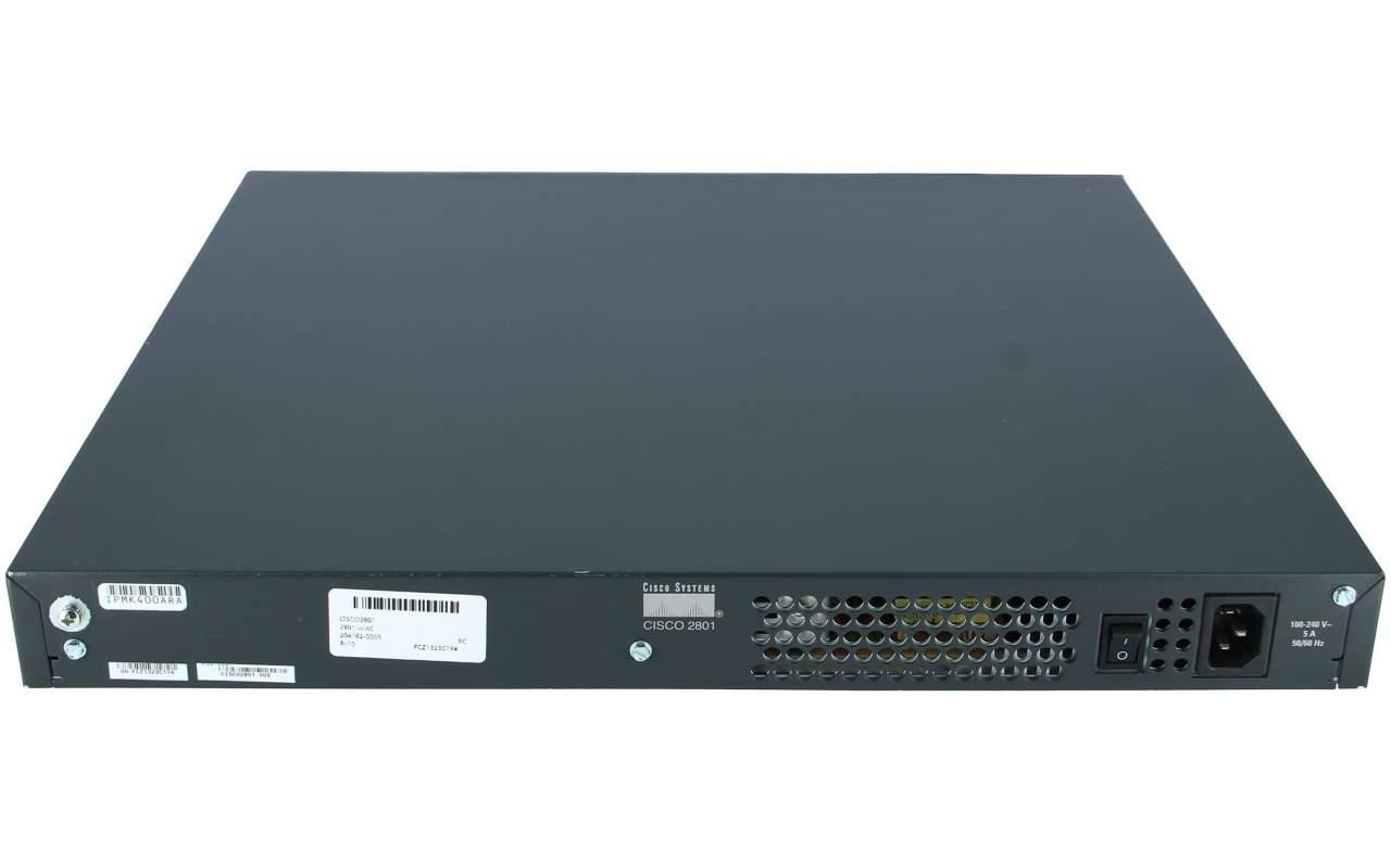 Cisco CISCO2801-SEC/K9 2801 Security Bundle,Adv Security,64F/256D