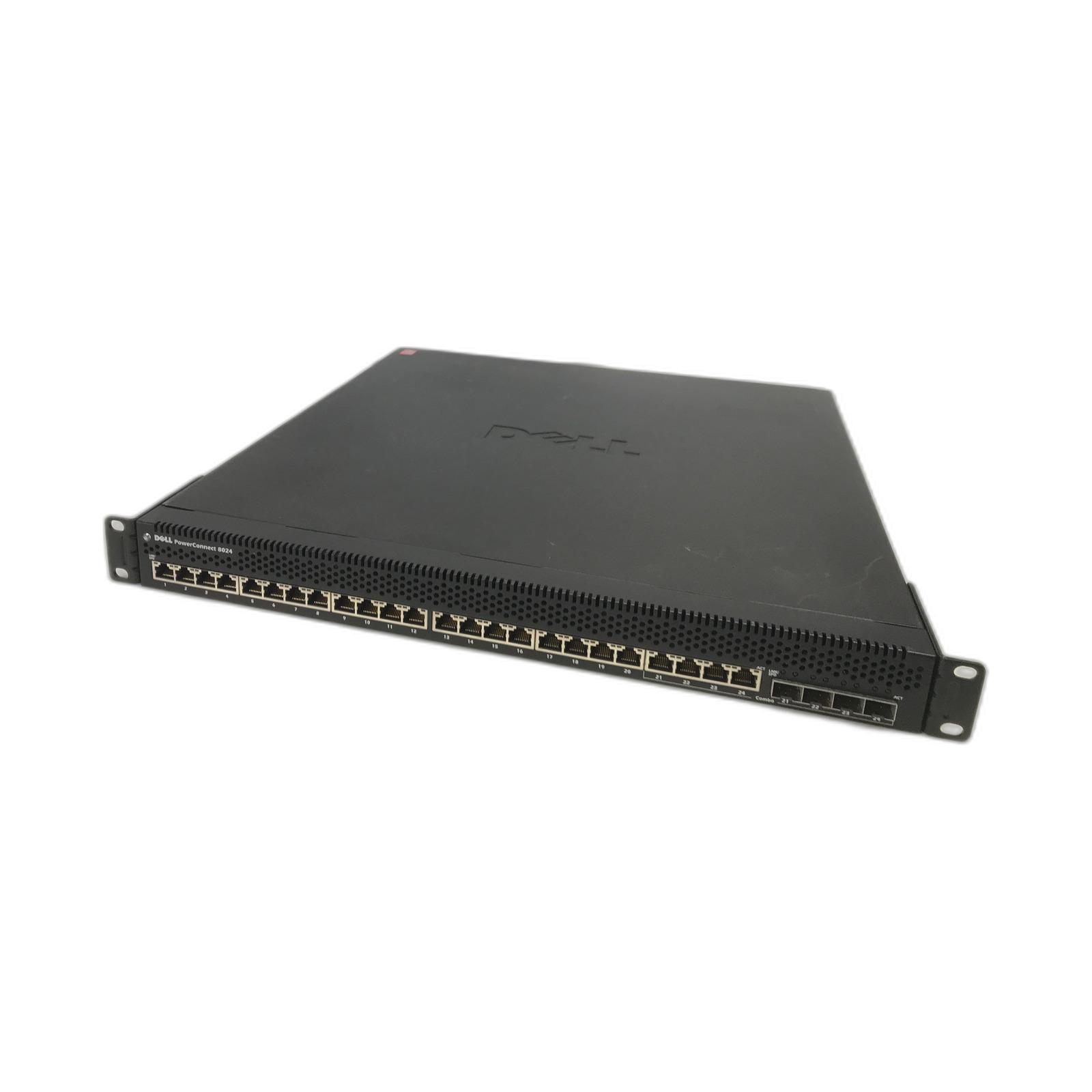 Dell DELLPOWERCONNECT8024 PowerConnect 8024 24-Port 10GBASE-T + 4 SFP+ Layer 3 Managed Switch