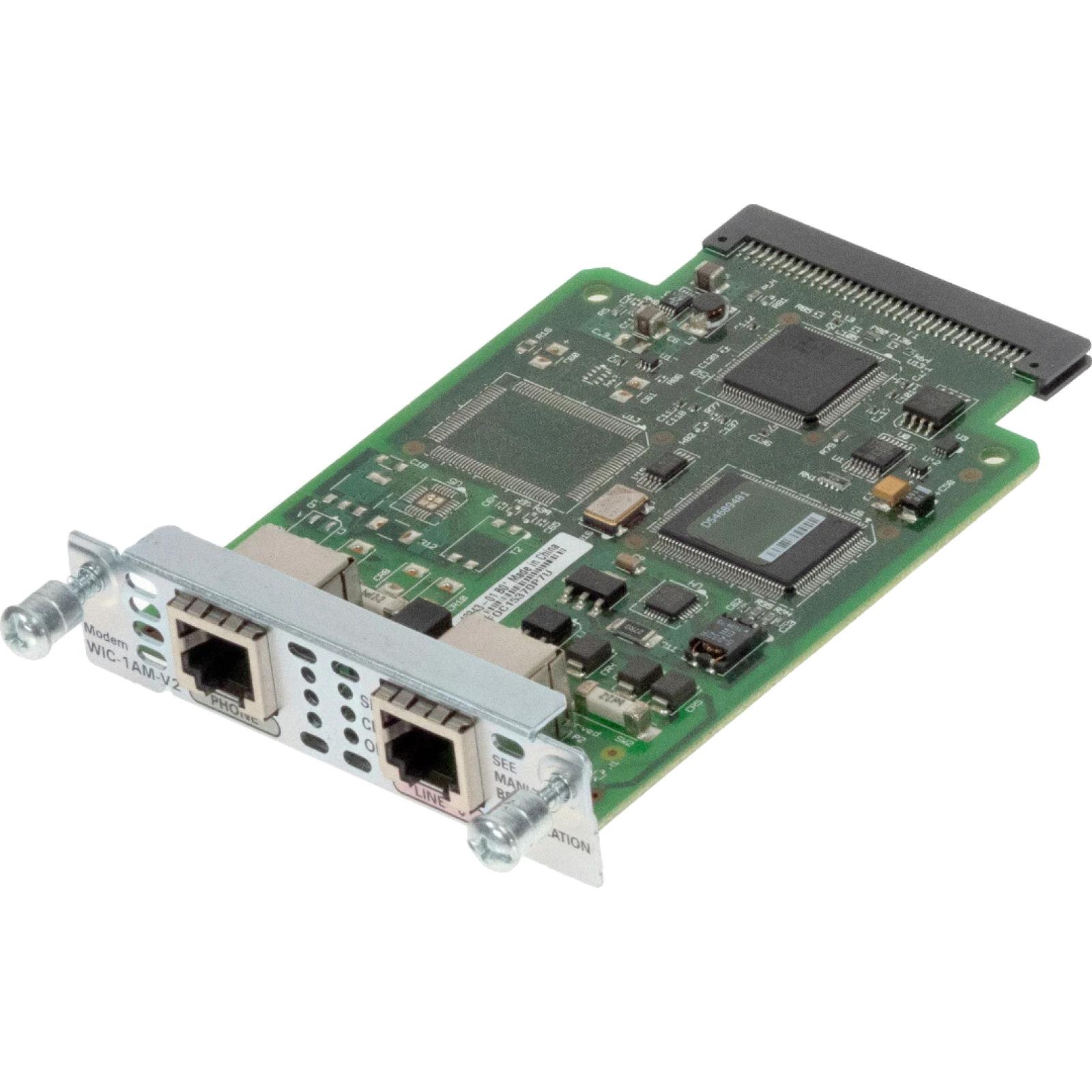 Cisco WIC-1AM-V2 one-port Analog Modem Interface card